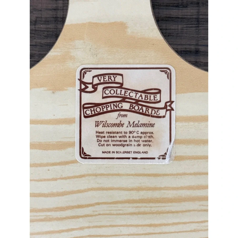 Vintage Jenny Barron Cat Melamine Chopping Board Wilscome Made in England